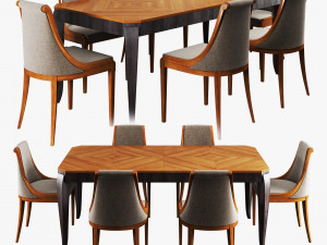 morelato dining set 001 3D Model