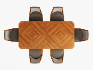 morelato dining set 001 3D Model