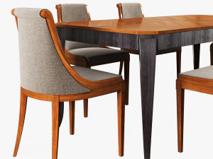 morelato dining set 001 3D Model