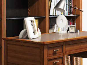 morelato office furniture set 001 Modello 3D