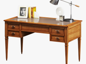 morelato office furniture set 001 Modello 3D