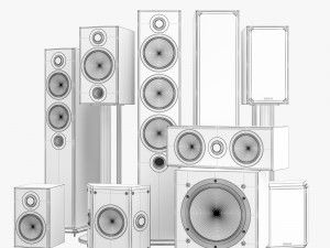 Monitor audio bronze Modelo 3D