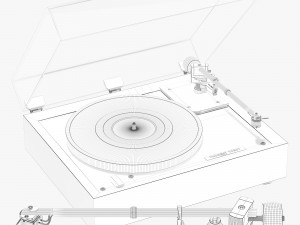 thorens td 907 3D Model