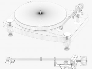 thorens td 2035 Model 3D