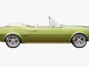 pontiac firebird 1967 convertible 3D 模型