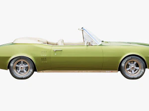 pontiac firebird 1967 convertible 3D Model