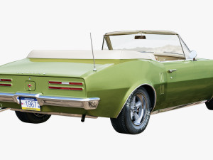 pontiac firebird 1967 convertible 3D 模型
