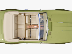 pontiac firebird 1967 convertible 3D 模型