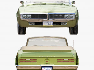 pontiac firebird 1967 convertible 3D Model
