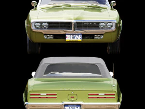 pontiac firebird 1967 convertible 3D Model