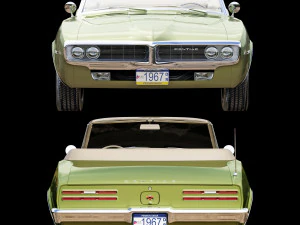 pontiac firebird 1967 convertible 3D Model