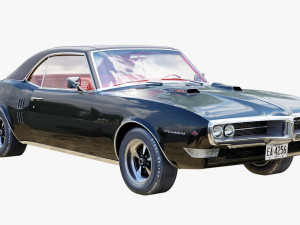 pontiac firebird 1968 3D Model