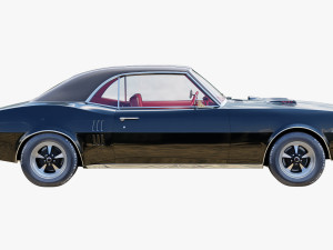 pontiac firebird 1968 3D Model