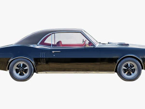 pontiac firebird 1968 3D Model