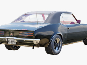 pontiac firebird 1968 3D Model