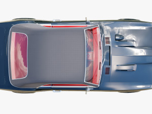 pontiac firebird 1968 3D Model