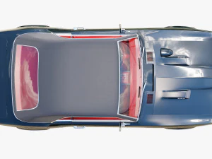 pontiac firebird 1968 3D Model