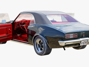 pontiac firebird 1968 3D Model