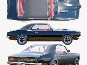 pontiac firebird 1968 3D Model