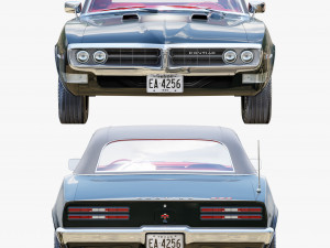 pontiac firebird 1968 3D Model