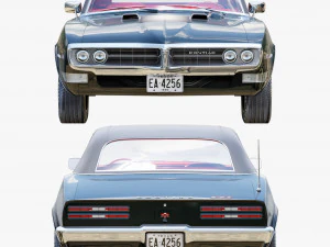 pontiac firebird 1968 3D Model