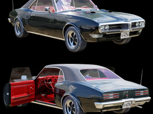 pontiac firebird 1968 3D Model