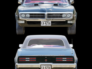 pontiac firebird 1968 3D Model