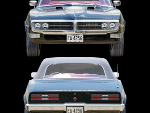 pontiac firebird 1968 3D Model