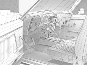 pontiac firebird 1968 3D Model
