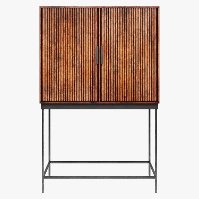 dutchbone saroo cabinet 3D Модель .c4d .max .obj .3ds .fbx .stl .blend