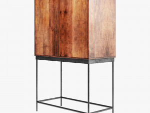 dutchbone saroo cabinet 3D Модель