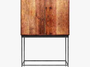 dutchbone saroo cabinet 3D Модель