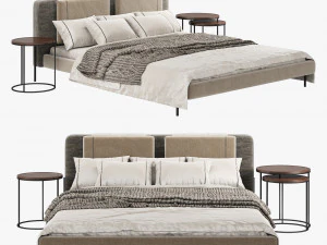 parure de lit roche larri Modèle 3D