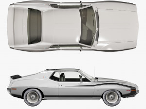 AMC AMX pierre cardin-1973 3D Модель