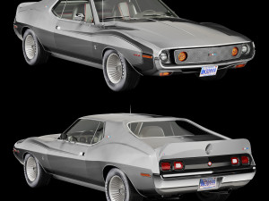 AMC AMX pierre cardin-1973 3D Модель