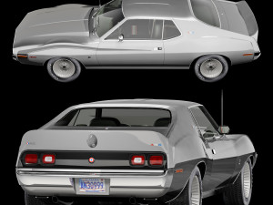 AMC AMX pierre cardin-1973 3D Модель