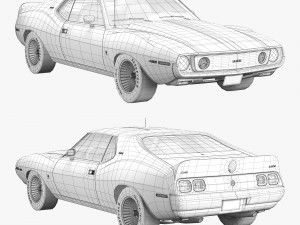 AMC AMX pierre cardin-1973 3D Модель