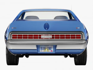 AMC AMX SST 1972 3D Model