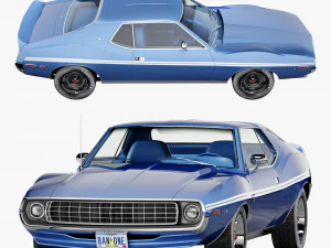 AMC AMX SST 1972 3D Model