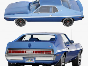 AMC AMX SST 1972 3D Model
