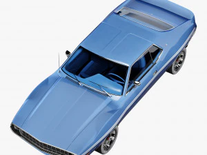 AMC AMX SST 1972 3D Model