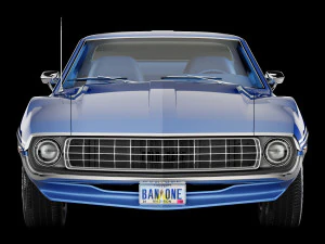 AMC AMX SST 1972 3D Model