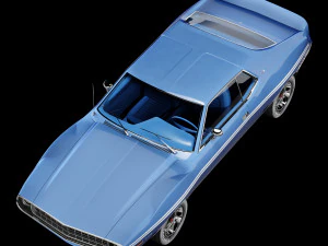 AMC AMX SST 1972 3D Model
