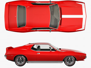 AMC AMX SST-1973 Modelo 3D