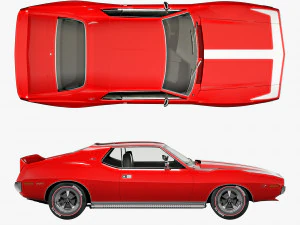 AMC AMX SST-1973 3D Model