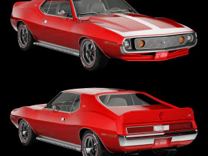 AMC AMX SST-1973 3D Model