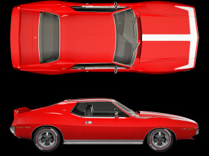 AMC AMX SST-1973 Modelo 3D