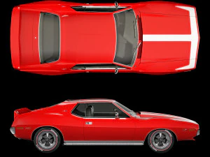 AMC AMX SST-1973 3D Model