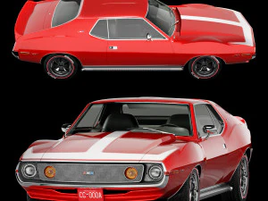AMC AMX SST-1973 3D Model