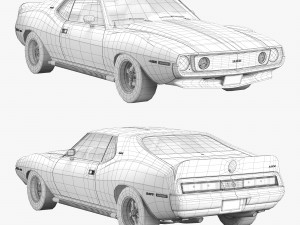 AMC AMX SST-1973 Modelo 3D